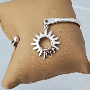 Circle of Friends Sterling Silver Sun Bracelet